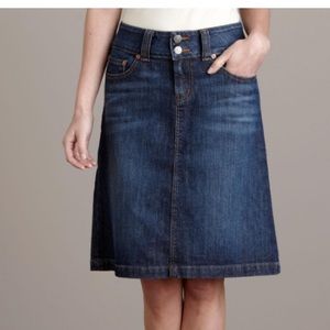 Red Engine denim skirt in perfect new condition